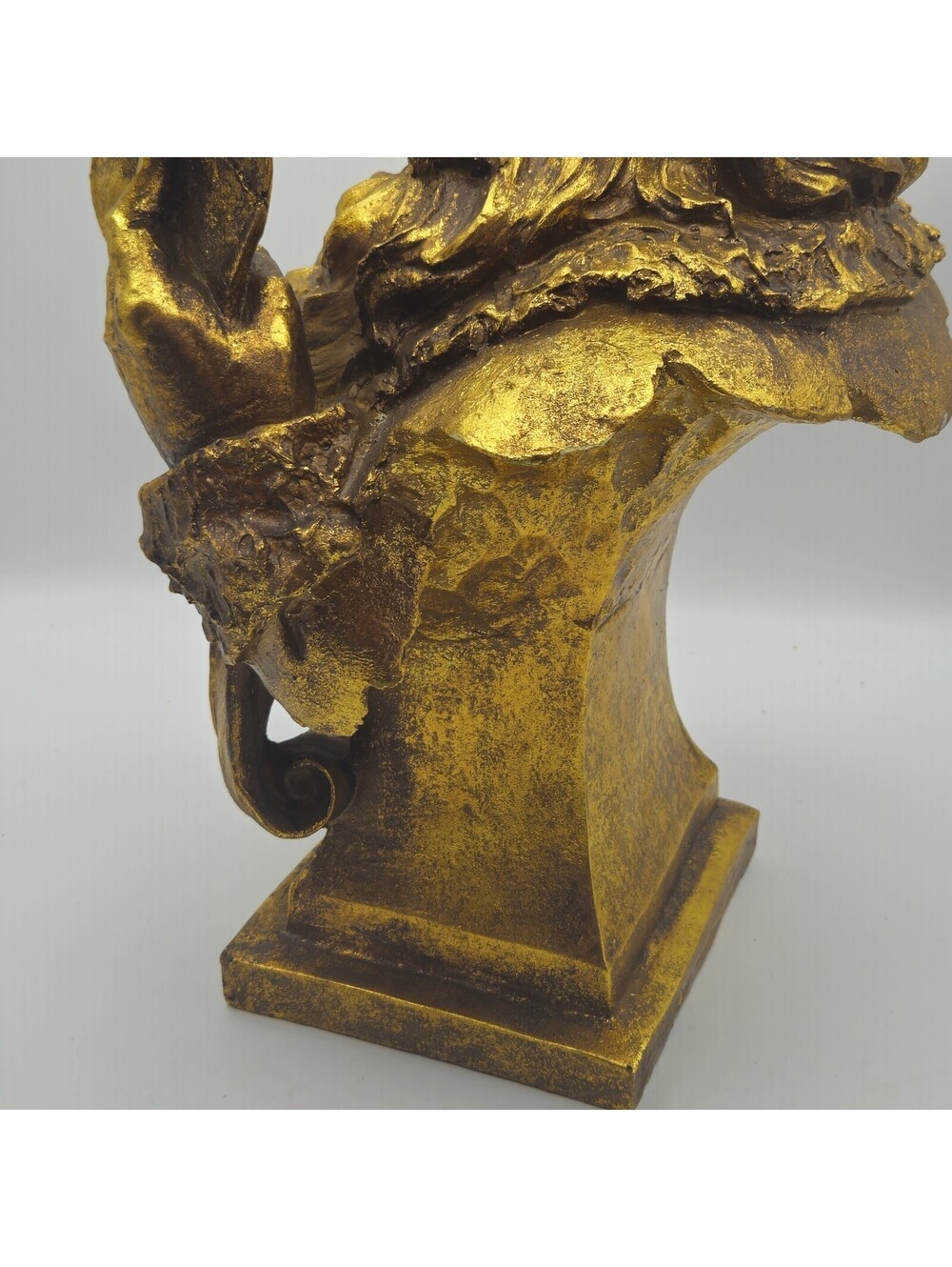2007 Robert Stanley Gold Leaf Santa Bust 16.25"x12" - Picture 8 of 9